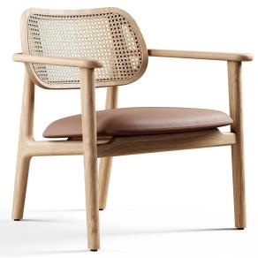 北欧休闲椅 户外藤椅休闲椅